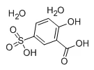 5-sulfosalicylsyran dihydrat Cas nr .:5965-83-3