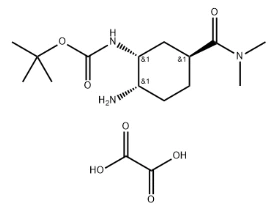 Tert - butyl (1r, 2s, 5s) -2-azido-5-[(dimetylamino) karbonyl] cyklohexylkarbamat oxalic acid cas nr:1353893-22-7